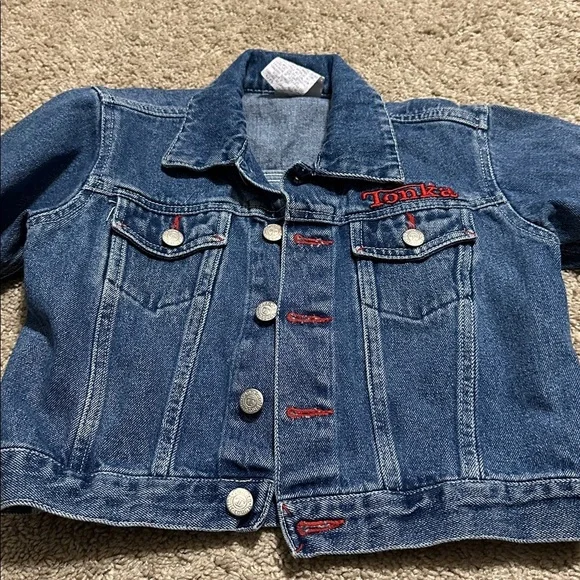 Vintage Tonka Truck Denim Jacket Size 2 - Picture 5 of 7